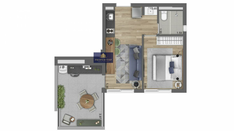 Imagem Apartamento com 1 Quarto à Venda, 43 m² em Cerqueira César - São Paulo