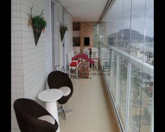 Imagem Apartamento com 4 Quartos à Venda, 124 m² em Jardim Três Marias - Guarujá