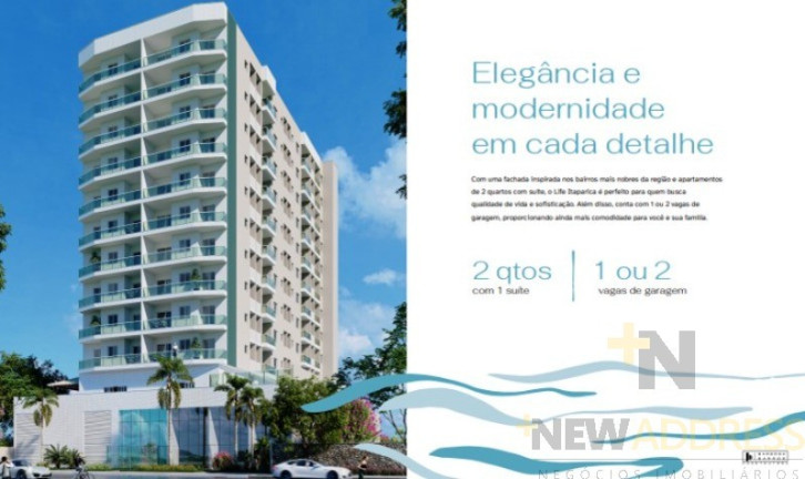 Apartamento com 2 Quartos à Venda, 64 m² em Praia De Itaparica - Vila Velha