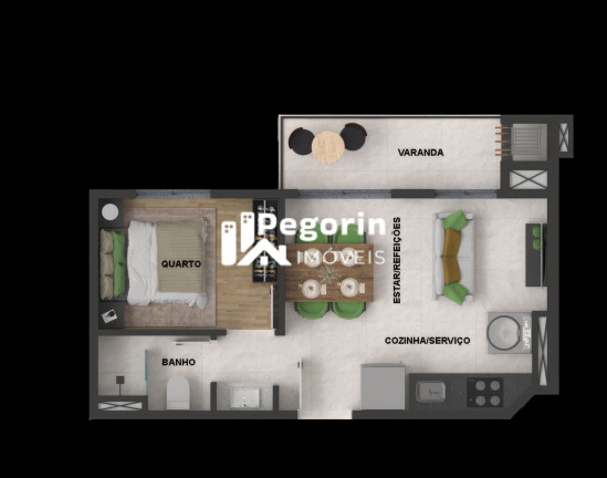 Imagem Apartamento com 2 Quartos à Venda, 45 m² em Novo Mundo - Curitiba Imagem Apartamento com 2 Quartos à Venda, 45 m² em Novo Mundo - Curitiba