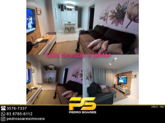 Imagem Apartamento com 3 Quartos à Venda, 105 m² em Distrito Industrial - João Pessoa