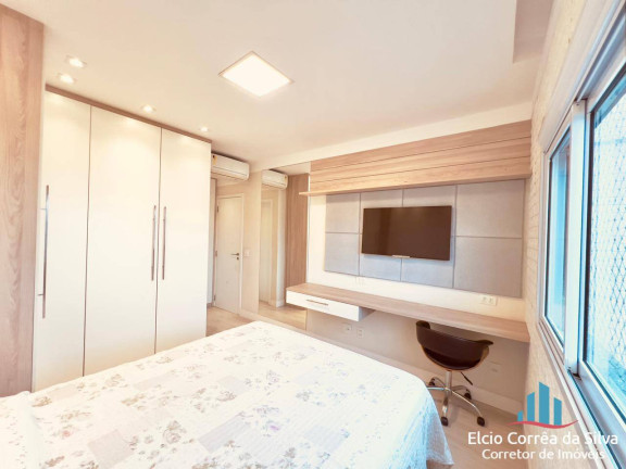 Apartamento com 3 Quartos para Alugar, 88 m² em Campo Grande - Santos