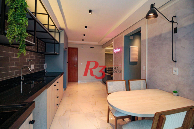 Imagem Apartamento com 1 Quarto à Venda, 41 m² em Aparecida - Santos