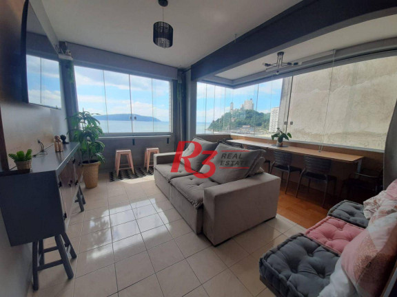 Imagem Apartamento com 1 Quarto à Venda, 64 m² em Itararé - São Vicente