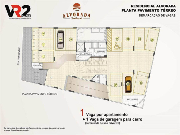 Imagem Apartamento com 2 Quartos à Venda, 51 m² em Centro - Sao Vicente