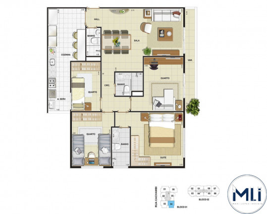 Imagem Imóvel com 4 Quartos à Venda, 105 m² em Cachambi - Rio De Janeiro Imagem Imóvel com 4 Quartos à Venda, 105 m² em Cachambi - Rio De Janeiro