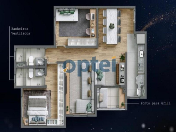 Imagem Apartamento com 3 Quartos à Venda, 69 m² em Rudge Ramos - São Bernardo Do Campo Imagem Apartamento com 3 Quartos à Venda, 69 m² em Rudge Ramos - São Bernardo Do Campo