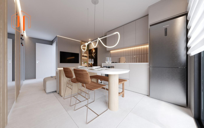Imagem Apartamento com 2 Quartos à Venda, 53 m² em Centro Cívico - Curitiba