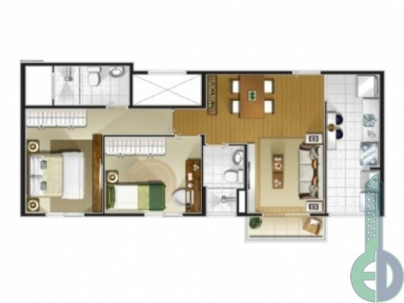 Imagem Apartamento com 3 Quartos à Venda, 65 m² em Vila Curuçá - Santo André Imagem Apartamento com 3 Quartos à Venda, 65 m² em Vila Curuçá - Santo André