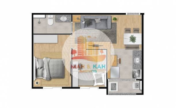 Imagem Apartamento com 2 Quartos à Venda, 36 m² em Vila Ré - São Paulo