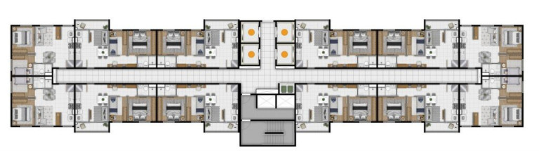 Imagem Imóvel com 2 Quartos à Venda, 35 m² em Del Castilho - Rio De Janeiro