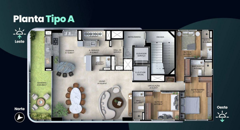 Imagem Apartamento com 3 Quartos à Venda, 161 m² em Centro - Balneário Camboriú Imagem Apartamento com 3 Quartos à Venda, 161 m² em Centro - Balneário Camboriú
