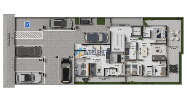 Imagem Apartamento com 3 Quartos à Venda, 37 m² em Bessa - João Pessoa Imagem Apartamento com 3 Quartos à Venda, 37 m² em Bessa - João Pessoa