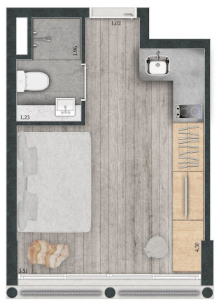 Imagem Studio com 1 Quarto à Venda, 19 m² em Consolação - São Paulo Imagem Studio com 1 Quarto à Venda, 19 m² em Consolação - São Paulo