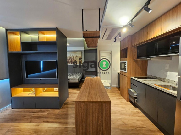 Imagem Apartamento com 1 Quarto para Alugar, 38 m² em Chácara Santo Antônio (zona Sul) - São Paulo