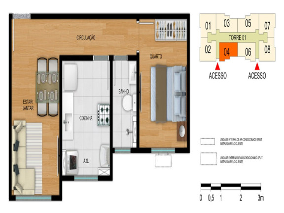 Imagem Imóvel com 2 Quartos à Venda, 43 m² em Itaquera - São Paulo