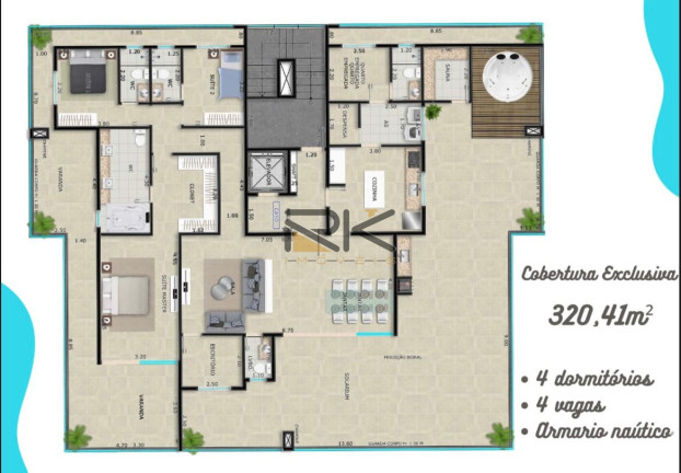 Imagem Apartamento com 2 Quartos à Venda, 71 m² em Itaguá - Ubatuba
