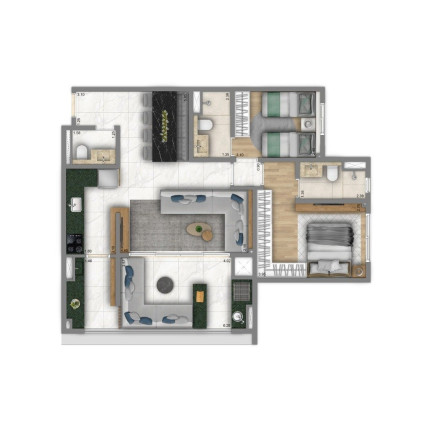 Imagem Apartamento com 3 Quartos à Venda, 84 m² em Mooca - São Paulo