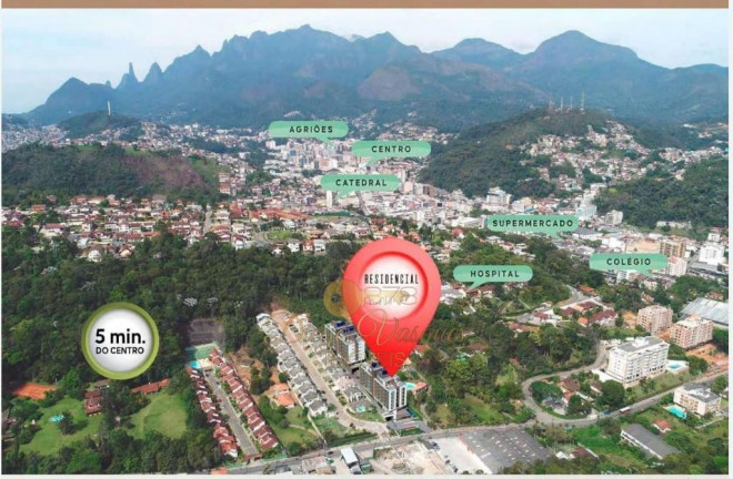 Imagem Apartamento com 2 Quartos à Venda, 63 m² em Várzea - Teresópolis