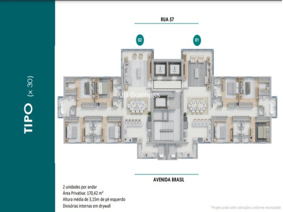 Imagem Imóvel com 4 Quartos à Venda, 170 m² em Centro - Balneário Camboriú