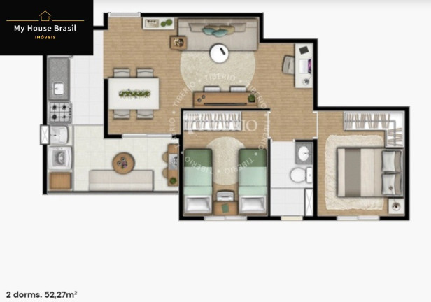 Apartamento com 2 Quartos à Venda, 52 m² em Santa Teresinha - São Paulo