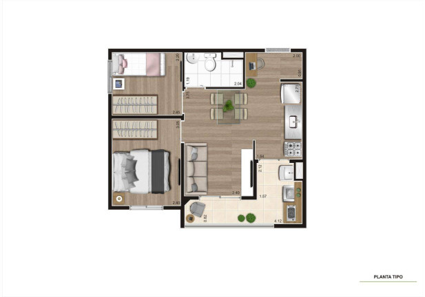 Imagem Apartamento com 2 Quartos à Venda, 41 m² em Vila Pirituba - São Paulo