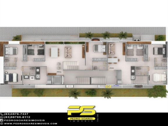 Imagem Apartamento com 3 Quartos à Venda, 85 m² em Bancários - João Pessoa Imagem Apartamento com 3 Quartos à Venda, 85 m² em Bancários - João Pessoa