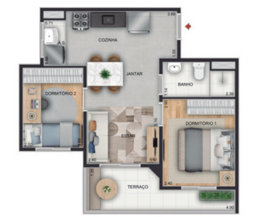 Imagem Apartamento com 2 Quartos à Venda, 50 m² em Vila Regente Feijó - São Paulo Imagem Apartamento com 2 Quartos à Venda, 50 m² em Vila Regente Feijó - São Paulo