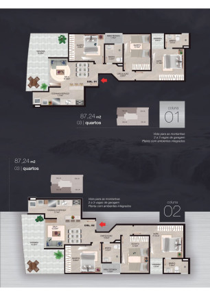Imagem Apartamento com 3 Quartos à Venda, 88 m² em Praia Do Morro - Guarapari