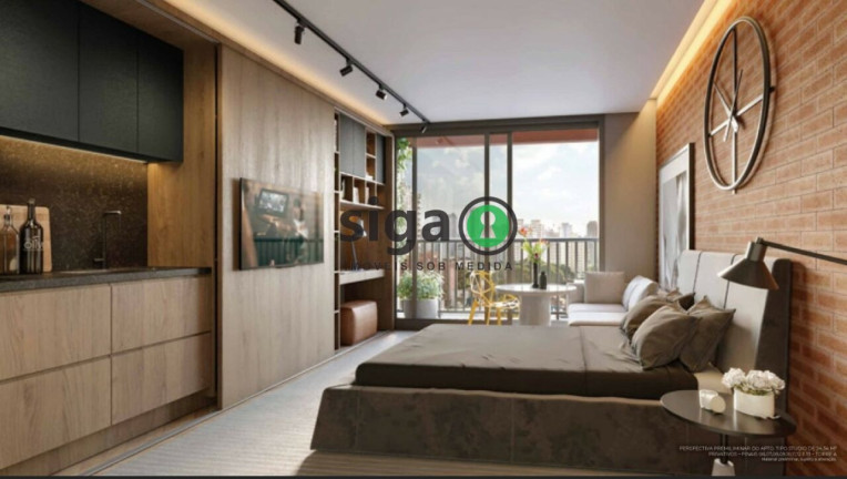 Imagem Apartamento com 1 Quarto à Venda, 24 m² em Pinheiros - São Paulo