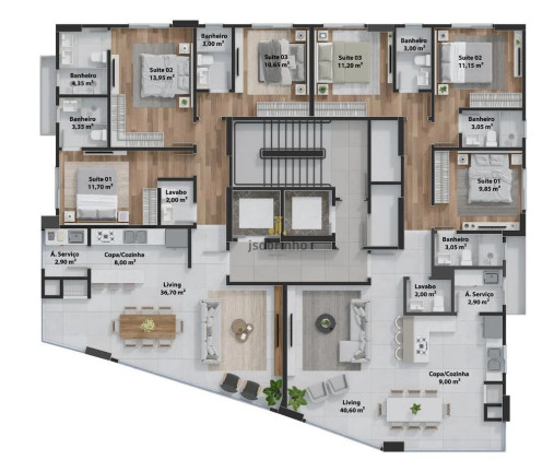 Imagem Apartamento com 4 Quartos à Venda, 111 m² em Itapema Imagem Apartamento com 4 Quartos à Venda, 111 m² em Itapema