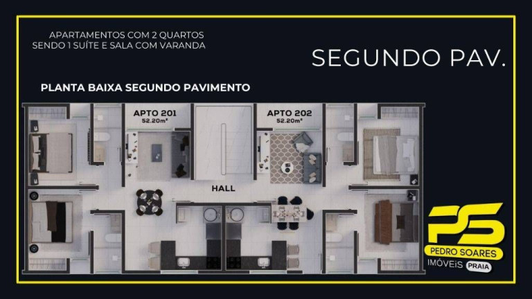 Imagem Apartamento com 2 Quartos à Venda, 68 m² em Jardim São Paulo - João Pessoa