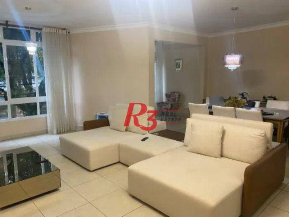 Apartamento com 3 Quartos à Venda, 189 m² em Gonzaga - Santos