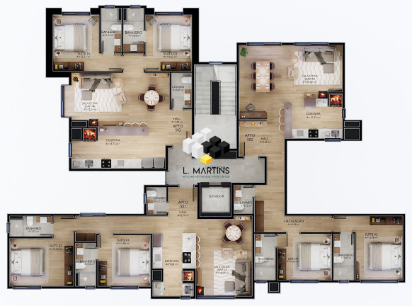 Imagem Apartamento com 2 Quartos à Venda, 98 m² em Centro - Gramado Imagem Apartamento com 2 Quartos à Venda, 98 m² em Centro - Gramado