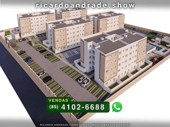 Imagem Apartamento com 2 Quartos à Venda, 41 m² em Urucunema - Eusébio Imagem Apartamento com 2 Quartos à Venda, 41 m² em Urucunema - Eusébio