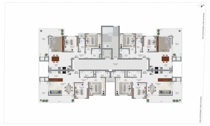 Imagem Apartamento com 2 Quartos à Venda, 103 m² em Praia Da Cal - Torres Imagem Apartamento com 2 Quartos à Venda, 103 m² em Praia Da Cal - Torres