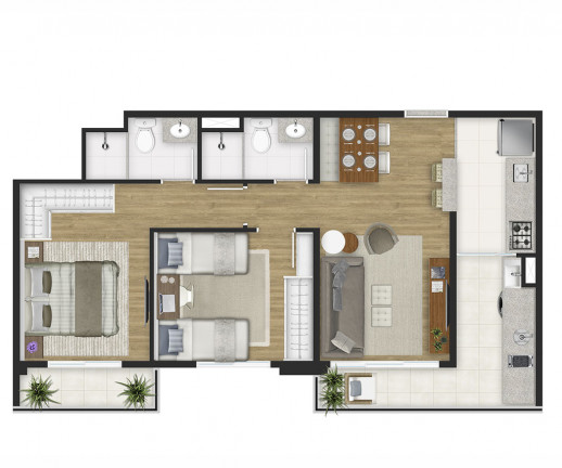 Imagem Apartamento com 2 Quartos à Venda, 59 m² em Santana - São Paulo Imagem Apartamento com 2 Quartos à Venda, 59 m² em Santana - São Paulo