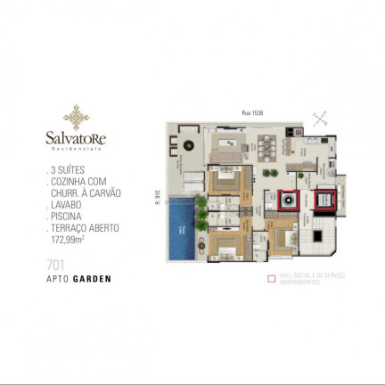 Imagem Apartamento com 3 Quartos à Venda, 123 m² em Centro - Balneário Camboriú