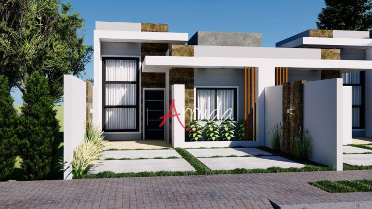Imagem Casa com 3 Quartos à Venda, 63 m² em Jardim Veneza - Cascavel