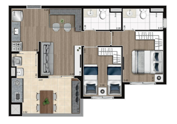 Imagem Apartamento com 2 Quartos à Venda, 56 m² em Vila Maria - São Paulo Imagem Apartamento com 2 Quartos à Venda, 56 m² em Vila Maria - São Paulo
