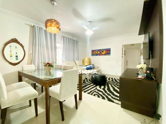 Apartamento com 2 Quartos à Venda, 87 m² em Jardim Astúrias - Guarujá