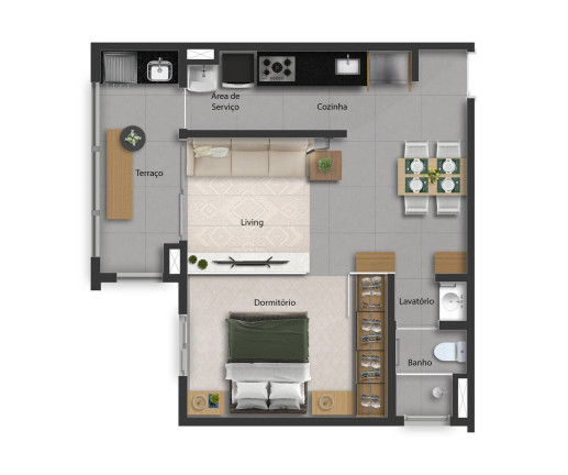 Imagem Apartamento com 1 Quarto à Venda, 74 m² em Jardim Guarujá - Sorocaba Imagem Apartamento com 1 Quarto à Venda, 74 m² em Jardim Guarujá - Sorocaba