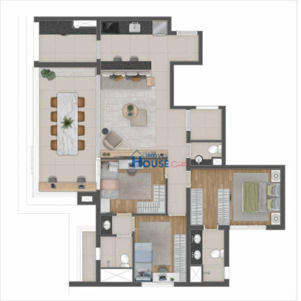 Imagem Apartamento com 3 Quartos à Venda, 107 m² em Pinheiros - São Paulo