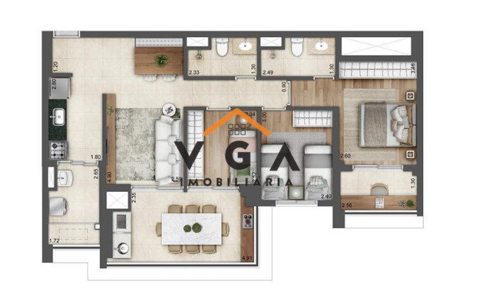 Imagem Apartamento com 3 Quartos à Venda, 85 m² em Bras - São Paulo