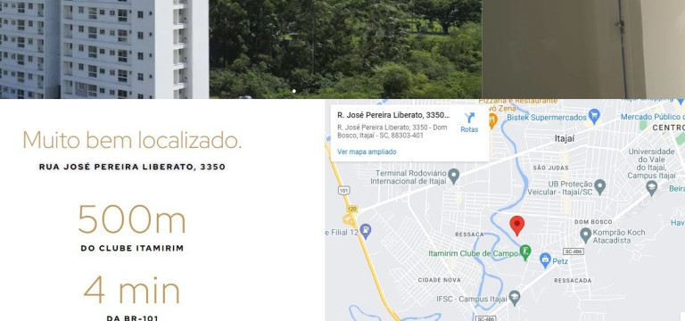Imagem Apartamento com 2 Quartos à Venda, 60 m² em São Judas - Itajaí