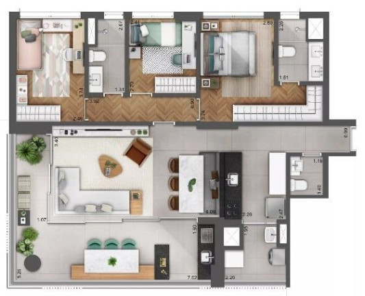 Imagem Apartamento com 3 Quartos à Venda, 111 m² em Perdizes - São Paulo