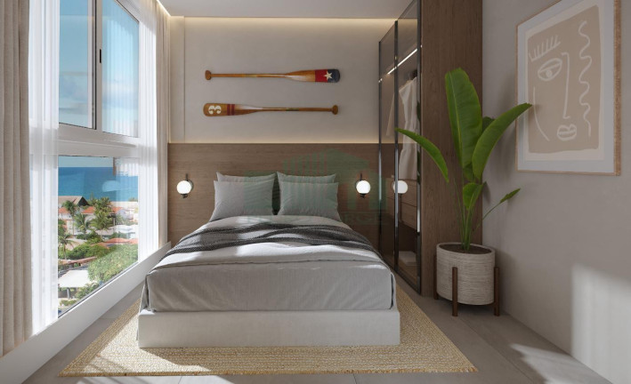 Apartamento com 1 Quarto à Venda, 19 m² em Porto De Galinhas - Ipojuca