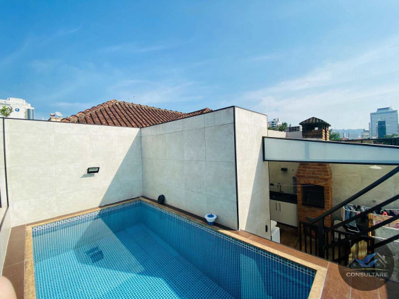 Imagem Casa com 3 Quartos para Alugar, 170 m² em Boqueirão - Santos Imagem Casa com 3 Quartos para Alugar, 170 m² em Boqueirão - Santos