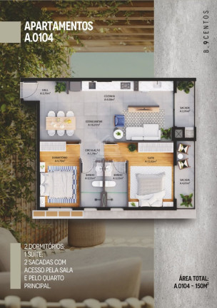 Imagem Apartamento com 2 Quartos à Venda, 66 m² em Centro - Santa Maria Imagem Apartamento com 2 Quartos à Venda, 66 m² em Centro - Santa Maria