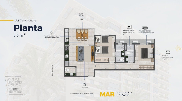 Imagem Apartamento com 2 Quartos à Venda, 59 m² em Praia Das Palmeiras - Caraguatatuba Imagem Apartamento com 2 Quartos à Venda, 59 m² em Praia Das Palmeiras - Caraguatatuba